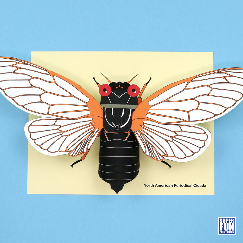 Realistic 3D Paper Insects