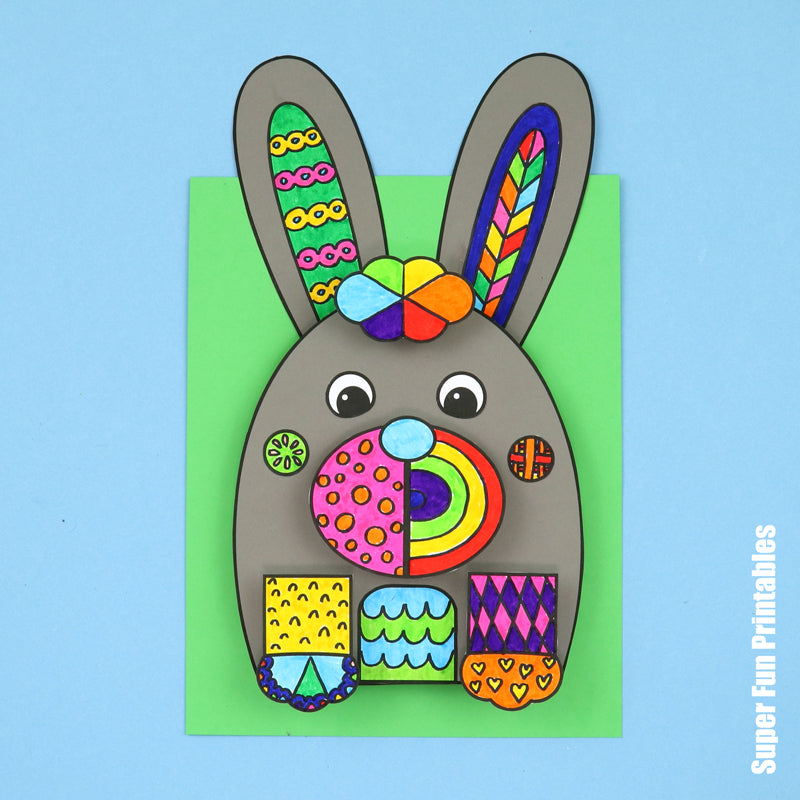3D Doodle Art Bunny
