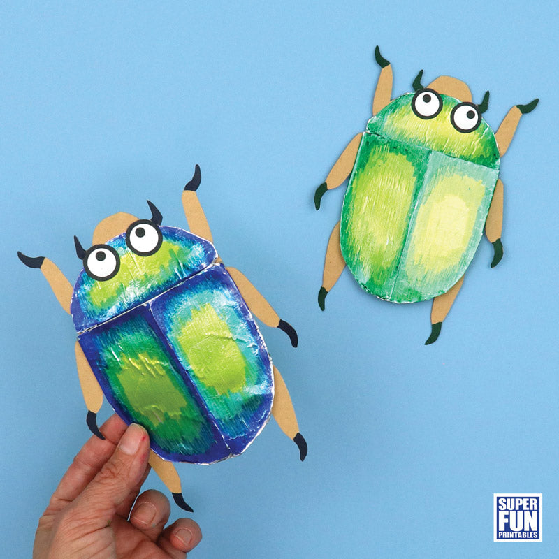 Christmas Beetle Foil Craft