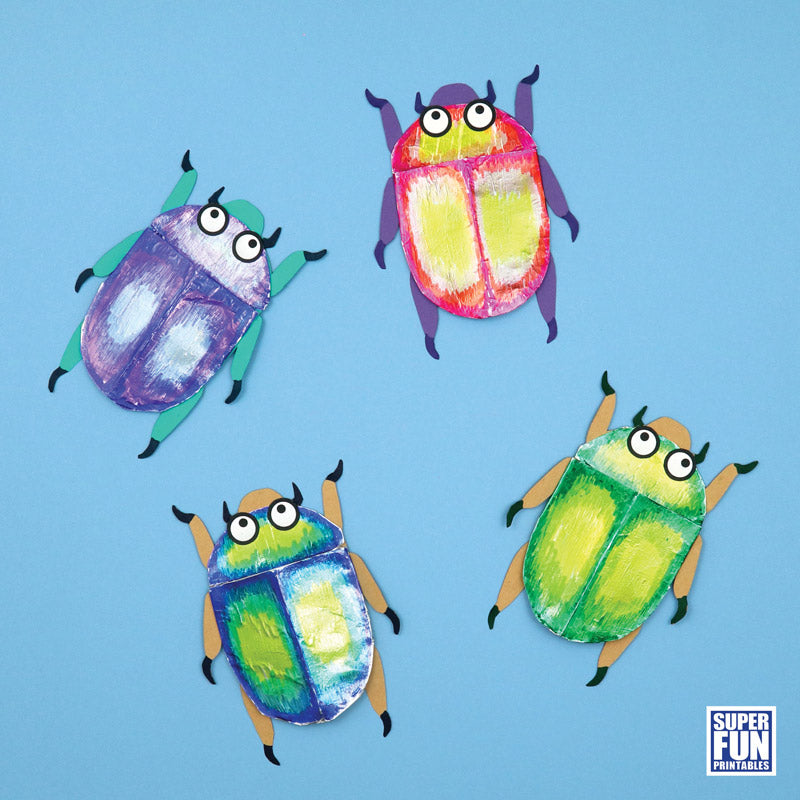 Christmas Beetle Foil Craft
