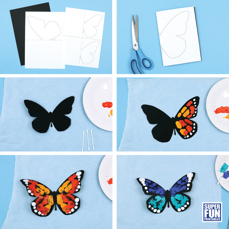 Butterfly Squish Art