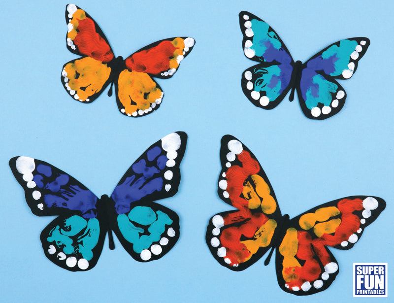 Butterfly Squish Art