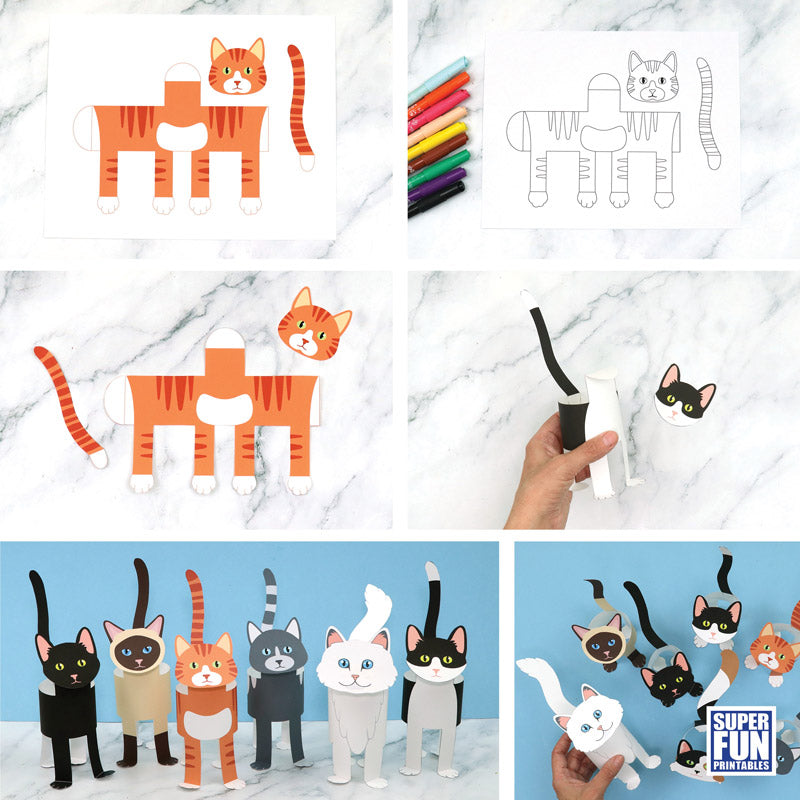 Cat Paper Crafts