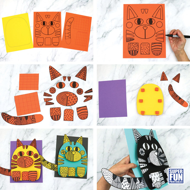 Cat Paper Crafts