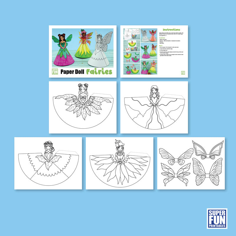 Fairy Paper Dolls
