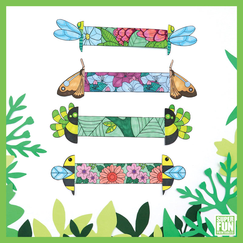 Insect Paper Bracelets