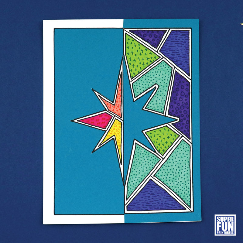 Christmas Positive Negative Art