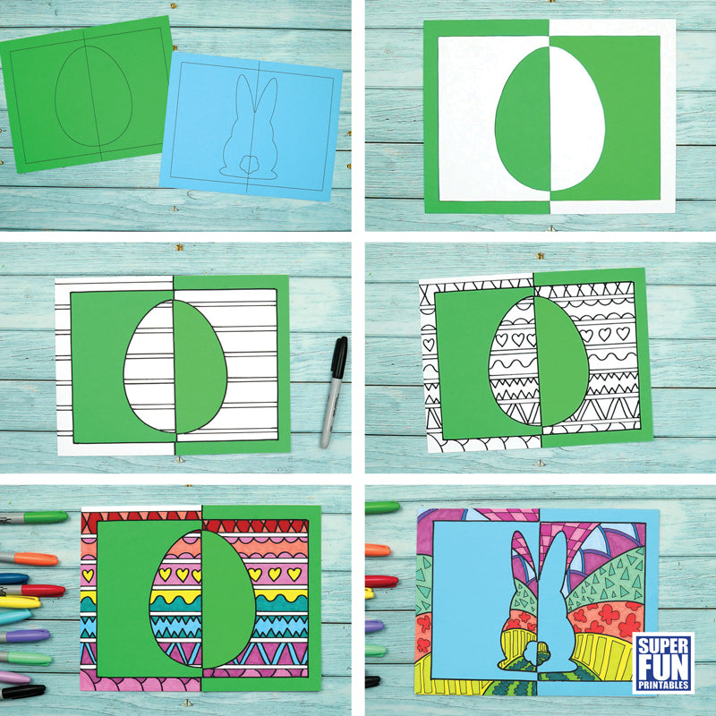 Easter Positive Negative Art