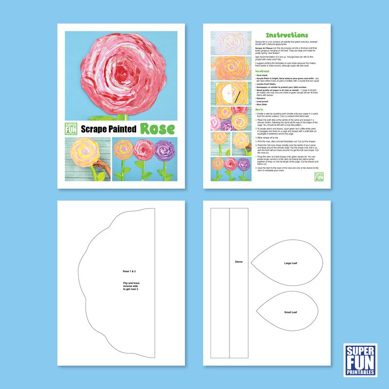 Rose Scrape Art