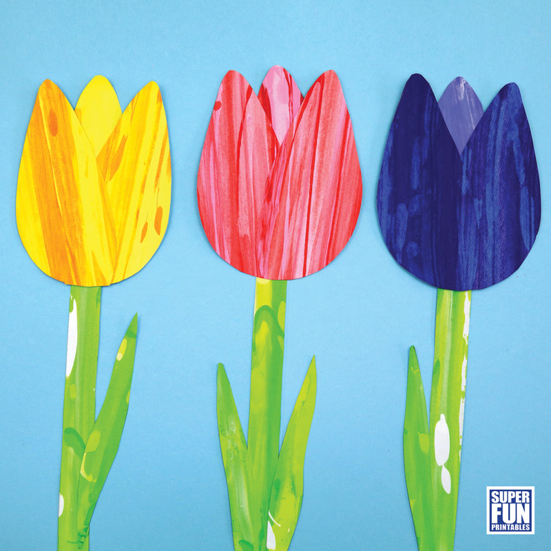 Tulip Scrape Art