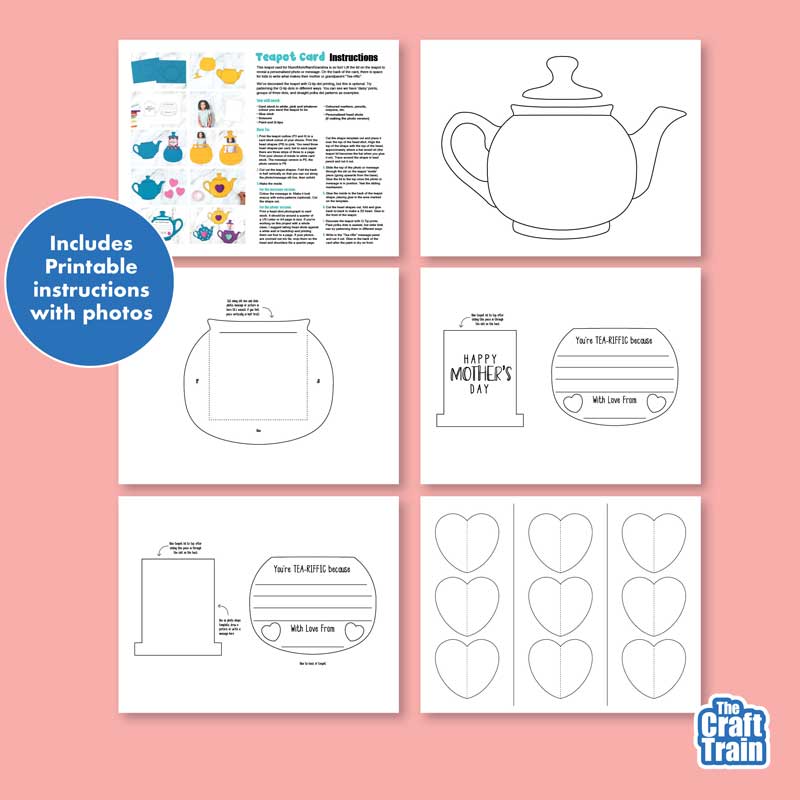Teapot Mother's Day Card
