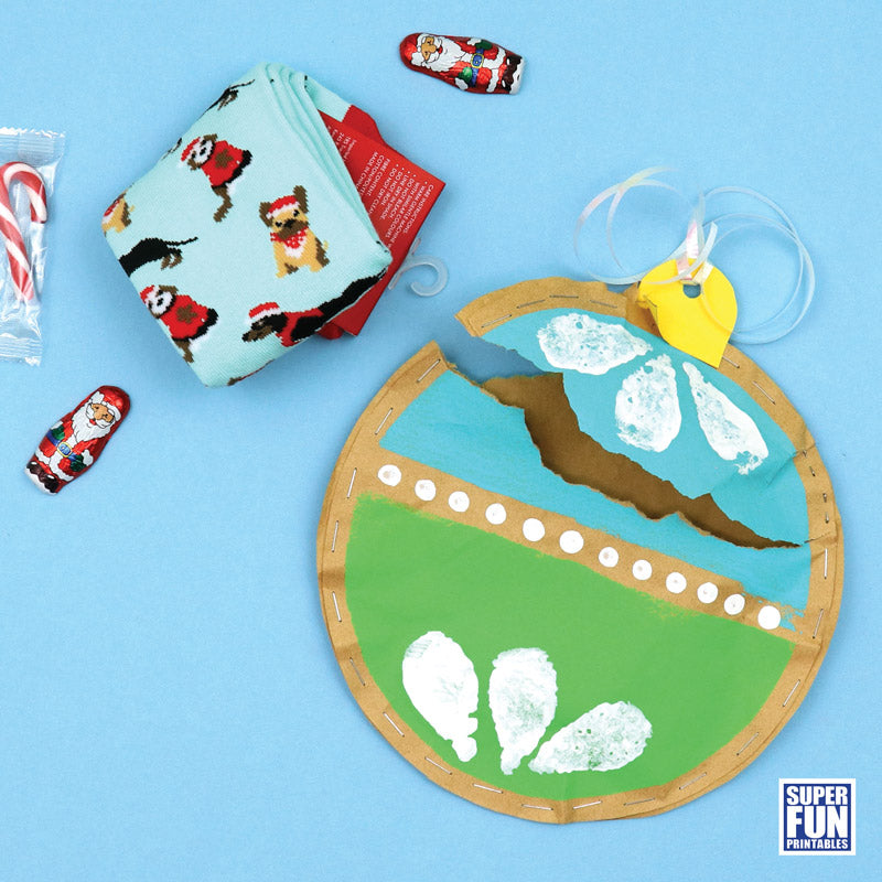 Stuffed paper baubles