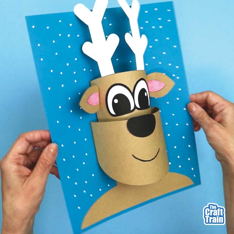 3D Reindeer character portrait