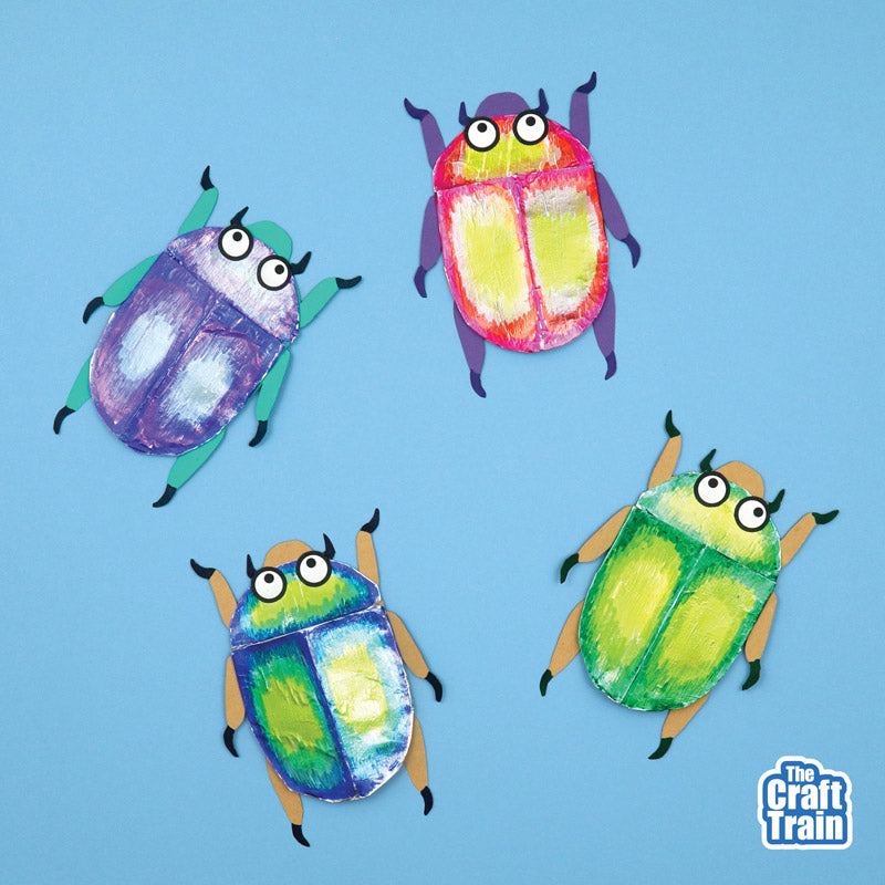 Christmas Beetle Foil Craft