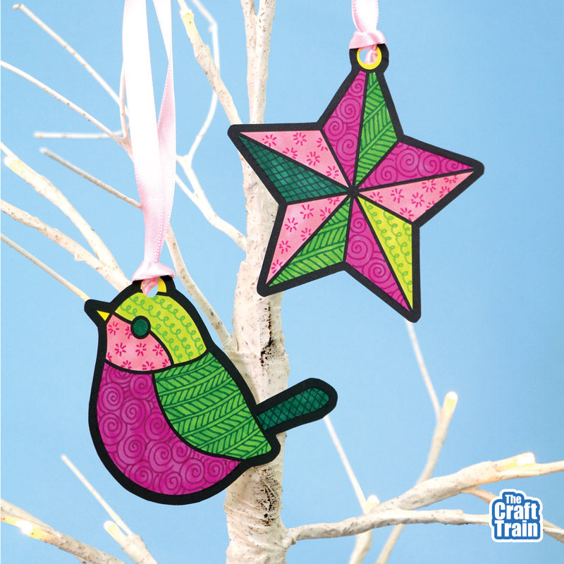 Christmas Patterning Baubles