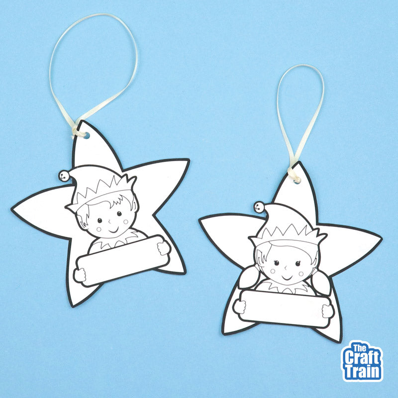 Elf Star Ornament