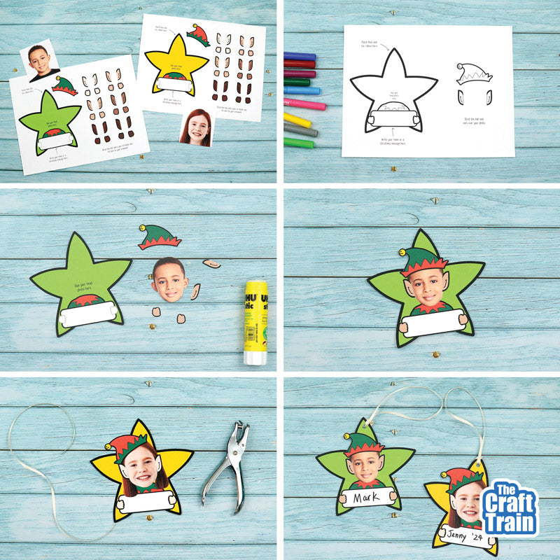 Elf Star Ornament