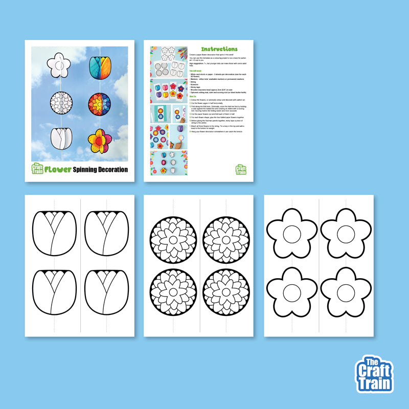 Spinning Flower Decoration