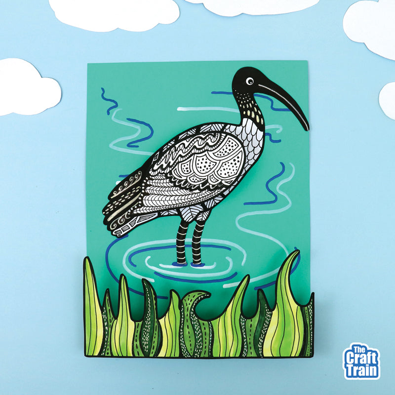 3D Pattern Art Ibis