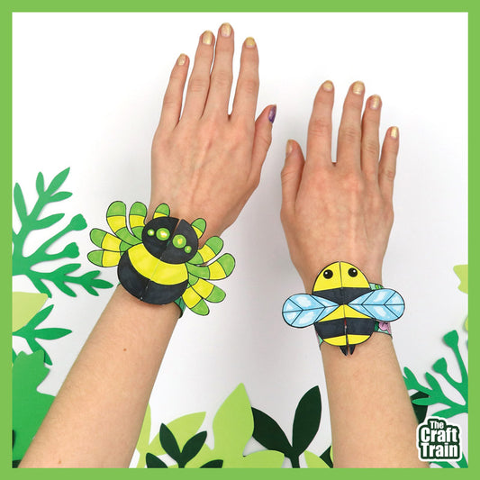 Insect Paper Bracelets