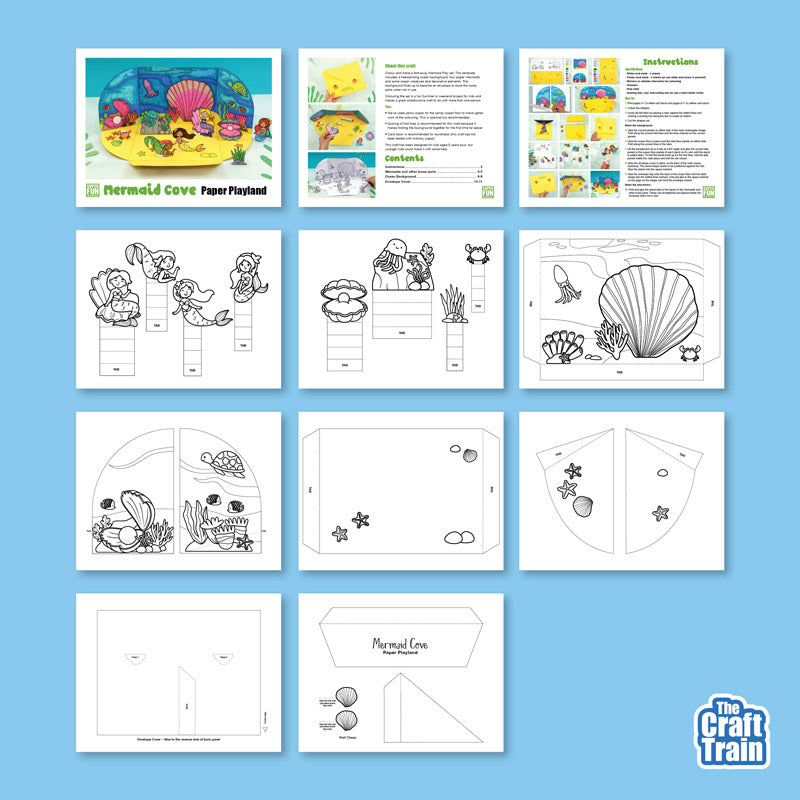Mermaid Paper Playland
