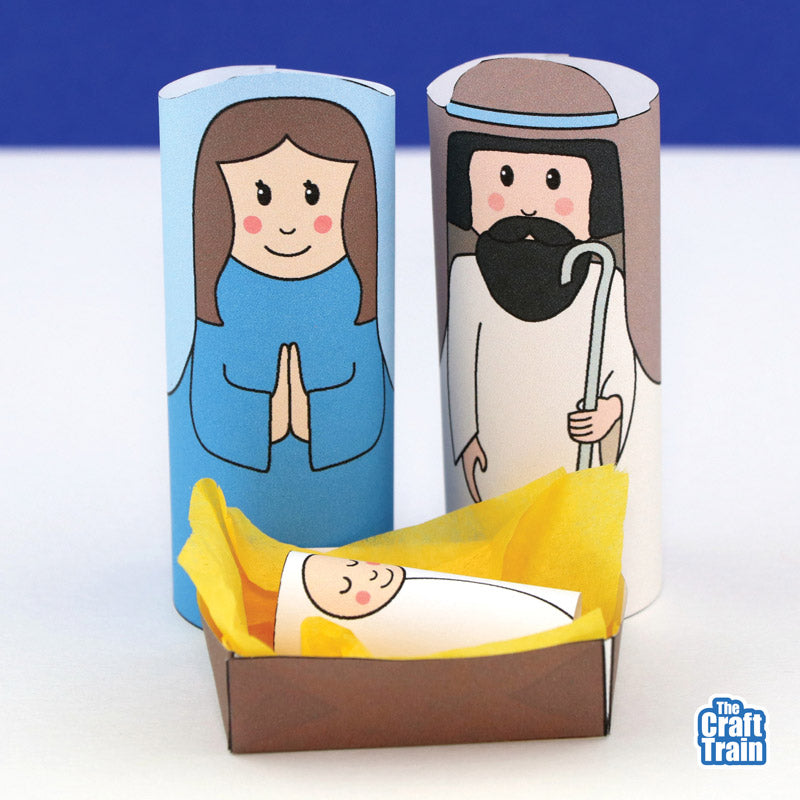 Printable nativity scene