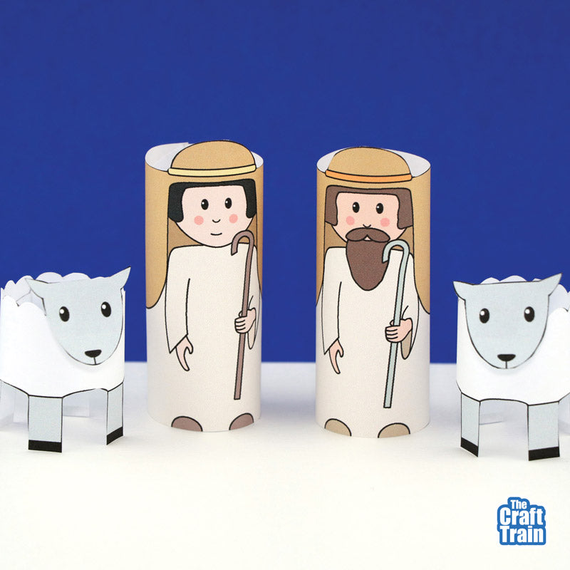 Printable nativity scene