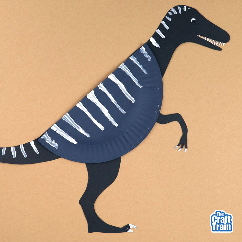Paper plate dinosaurs
