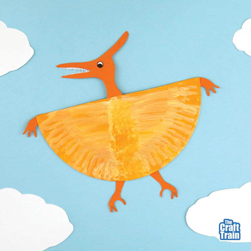 Paper plate dinosaurs
