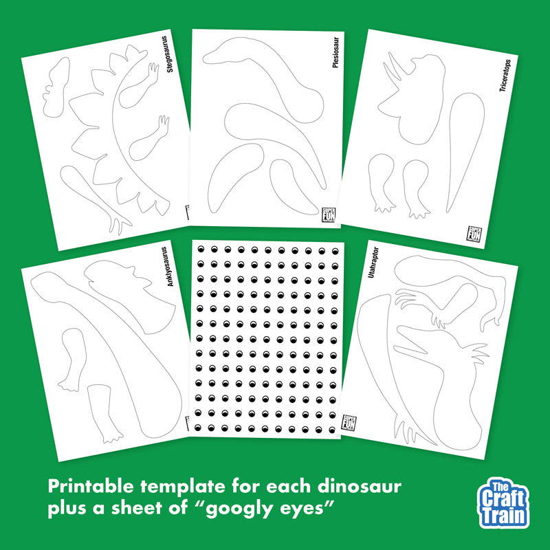 Paper plate dinosaurs