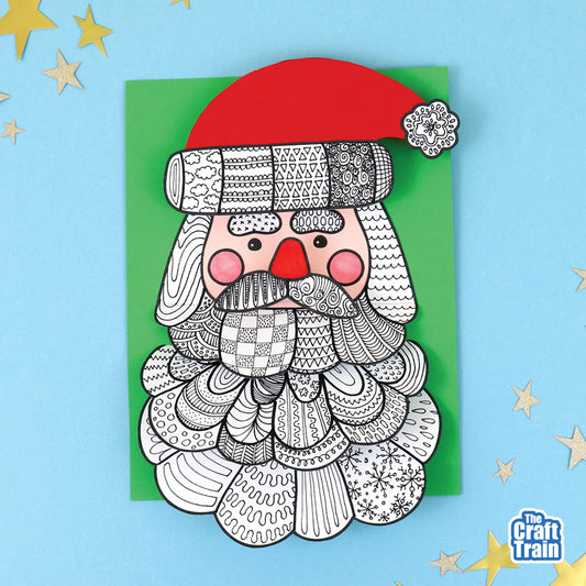 Pattern Art Santa