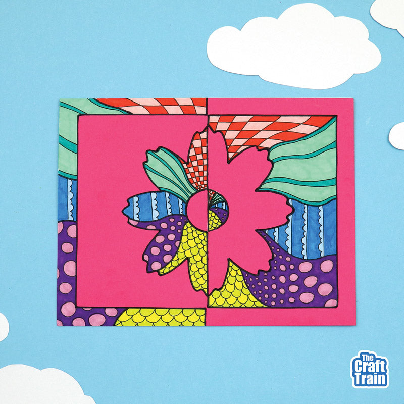 Flower Positive Negative Art
