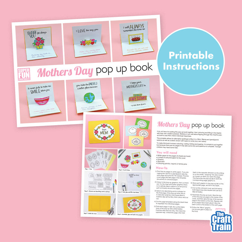 Mothers Day pop up book