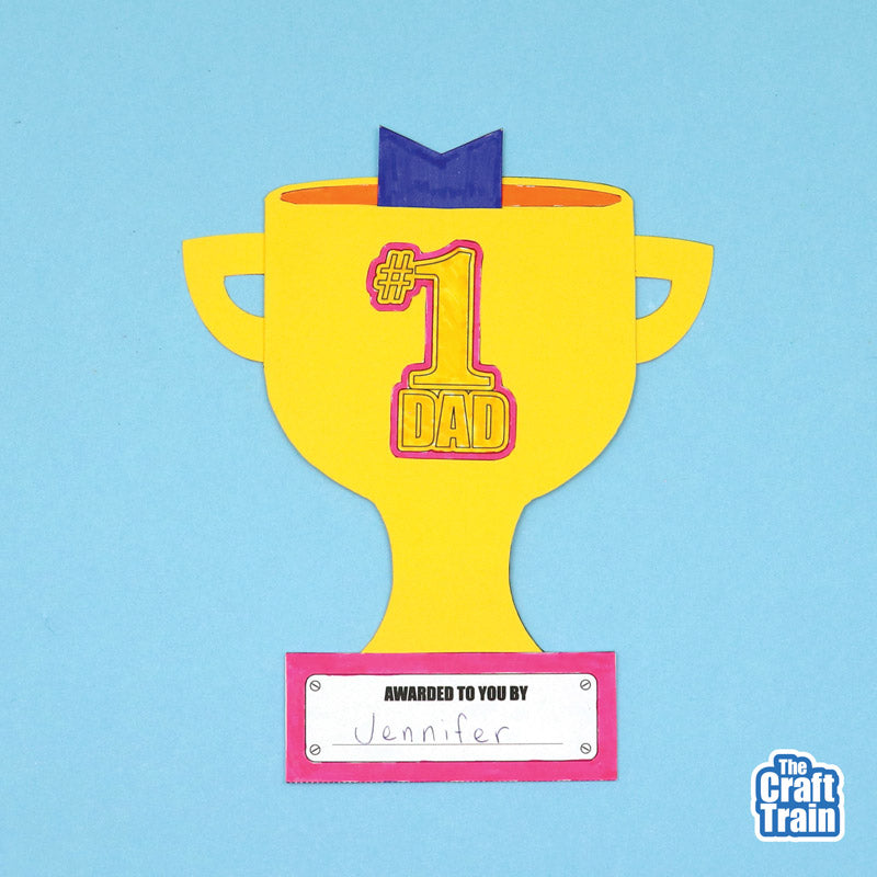 Father's Day Trophy Card