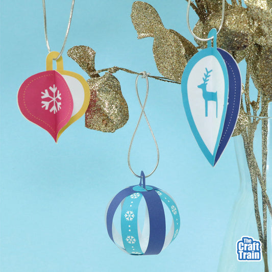 Paper Christmas Baubles