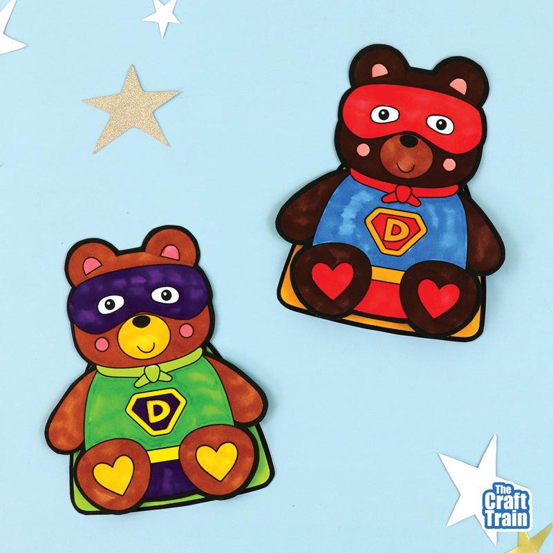 Super Bear Father's Day Card