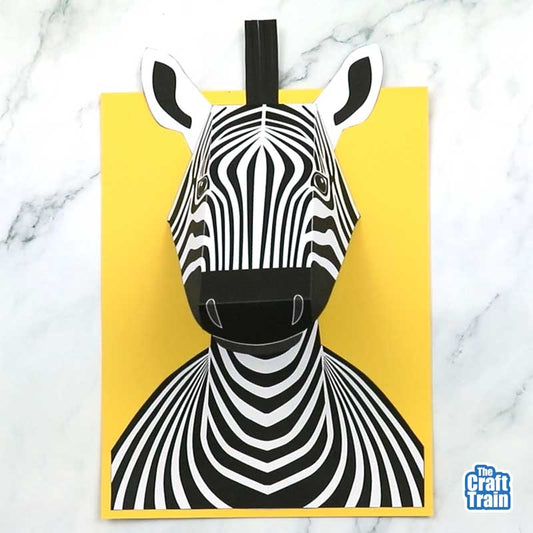 3D Zebra portrait