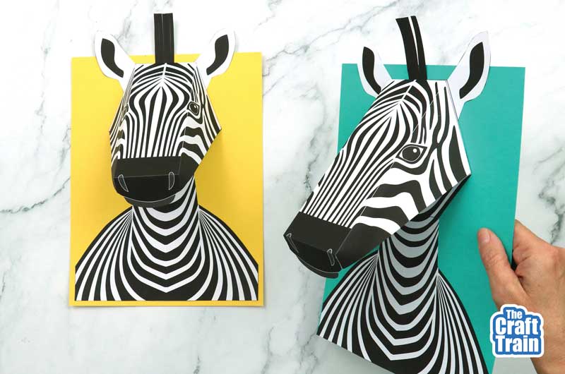 3D Zebra portrait