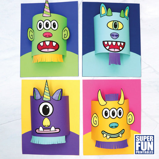 3D monster paper craft