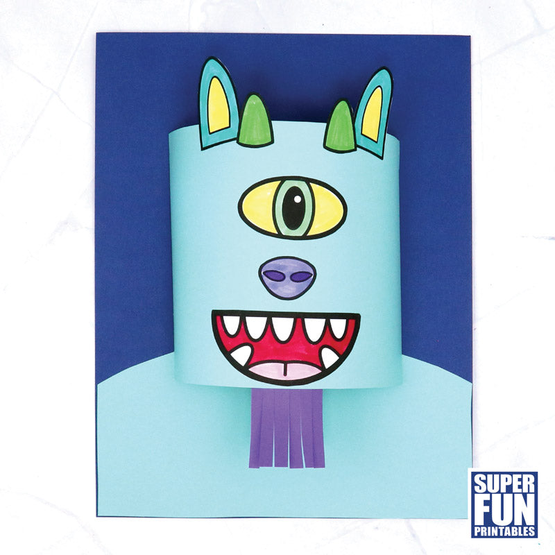 3D monster paper craft