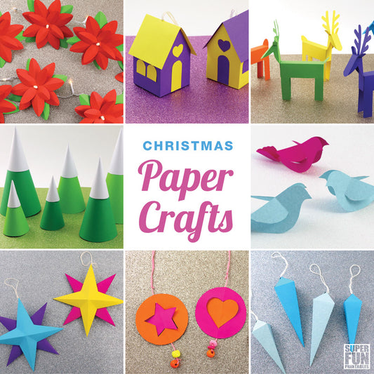 Christmas paper crafts ebook