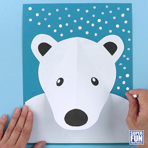 3D polar bear craft
