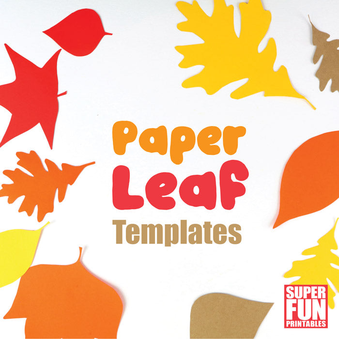 Leaf templates for Autumn or Fall